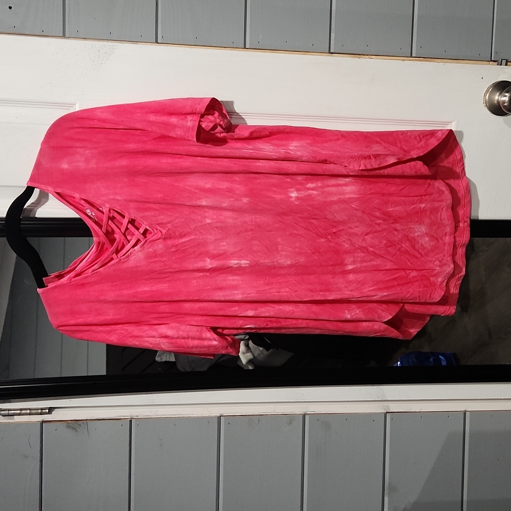 Torrid pink strappy super soft tunic 2x